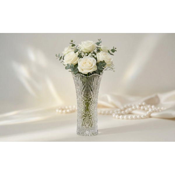 Wazon kryształowy 22 cm Sissi