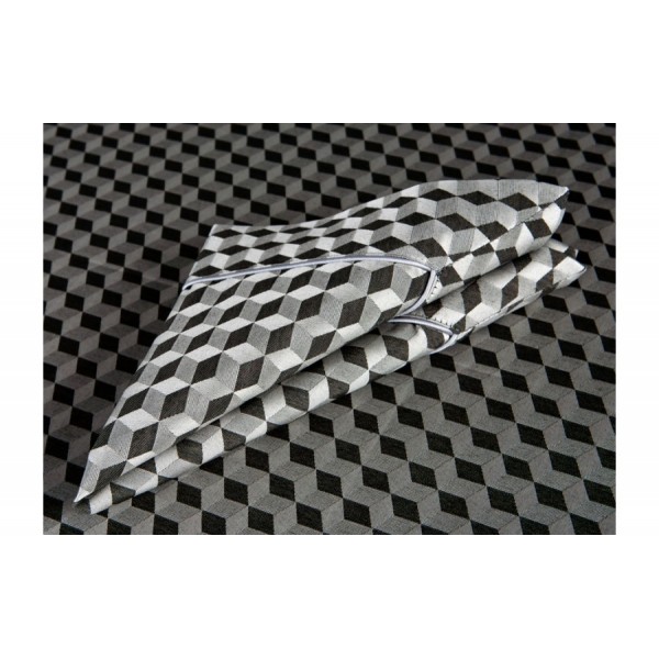 Serweta 40x40cm Quader Popiel