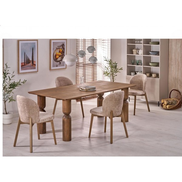 Stół rozkładany Melton 200-300x110x76cm Orzech Jasny