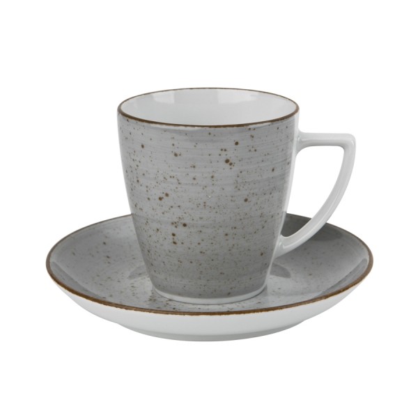 Filiżanka 200ml ze spodkiem Boss Siwy 6630Z