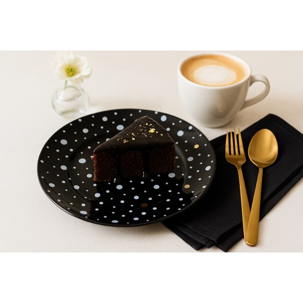 Talerz płytki Black Galaxy 22 cm