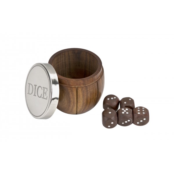 Gra w kości w drewnianej beczce 3006