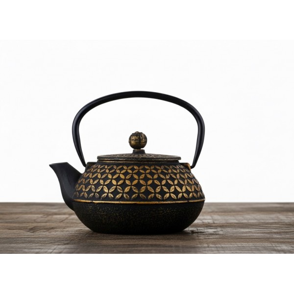 Imbryk żeliwny 0,8 L z zaparzaczem Hanako Gold