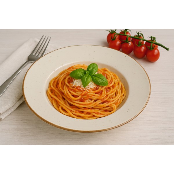 Talerz głęboki do pasty 24 cm Kaszub ART beżowy/budyń