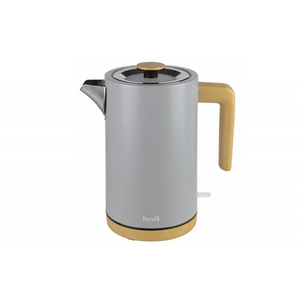 Czajnik elektryczny 1,5L Husla szary