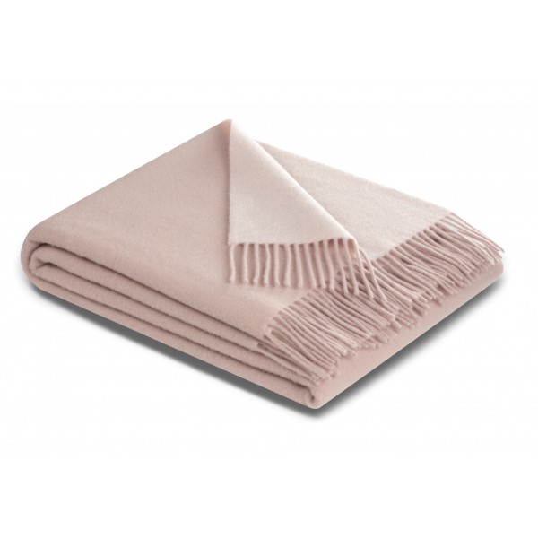 Pled bawełniano-kaszmirowy 130x170 cm Rose Ecru 797544