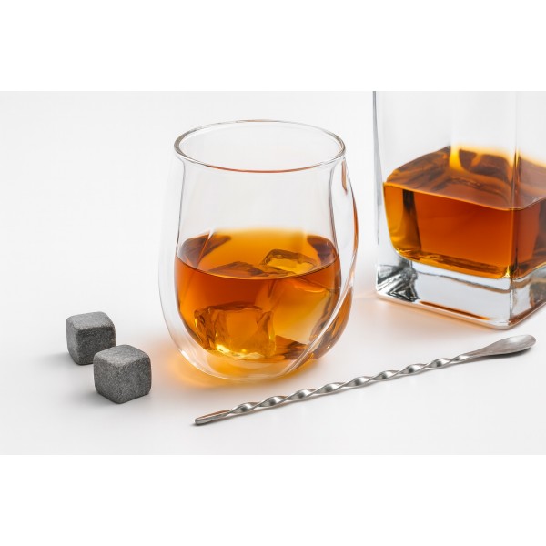 Szklanka do whisky 320 ml Enzo z podwójną ścianką