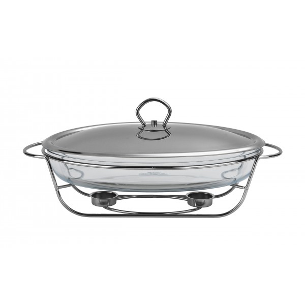 Naczynie z podgrzewaczem owalne 3 L Ambition