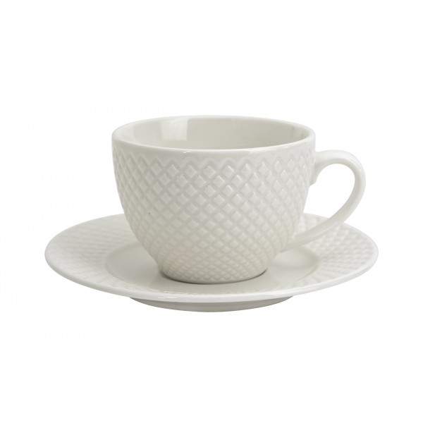 Komplet 2 filiżanek 250 ml + spodki Mediolan