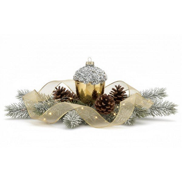 Bombka szklana żołądź 10cm RF0700