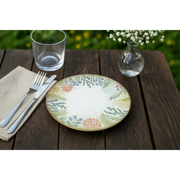 Talerz deserowy 20,5 cm Daisy Watercolor 9144