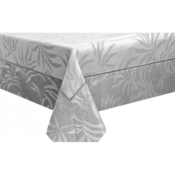 Obrus "POLONIA" 140/300 cm srebrny