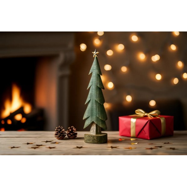 Figurka świąteczna Choinka zielona 38,5 cm 174064