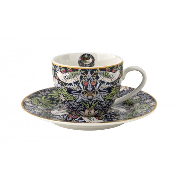 Kpl. 2 filiżanek ze spod. "Strawberry Thiel Blue" 90ml