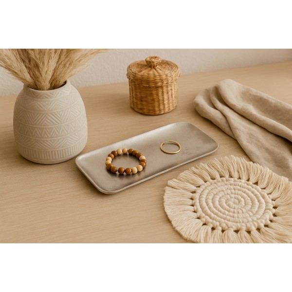 Taca aluminiowa ozdobna 35,5 cm 170778