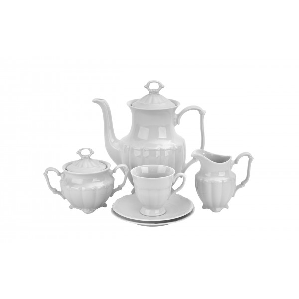 Serwis kawowy 6/21 Maria Teresa biała