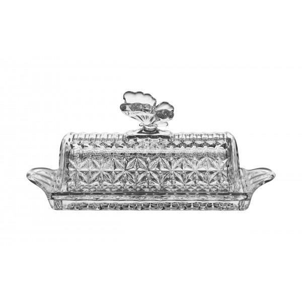 Maselnica kryształowa 20,5 cm Butterfly