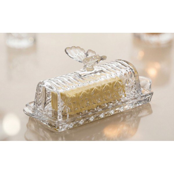 Maselnica kryształowa 20,5 cm Butterfly