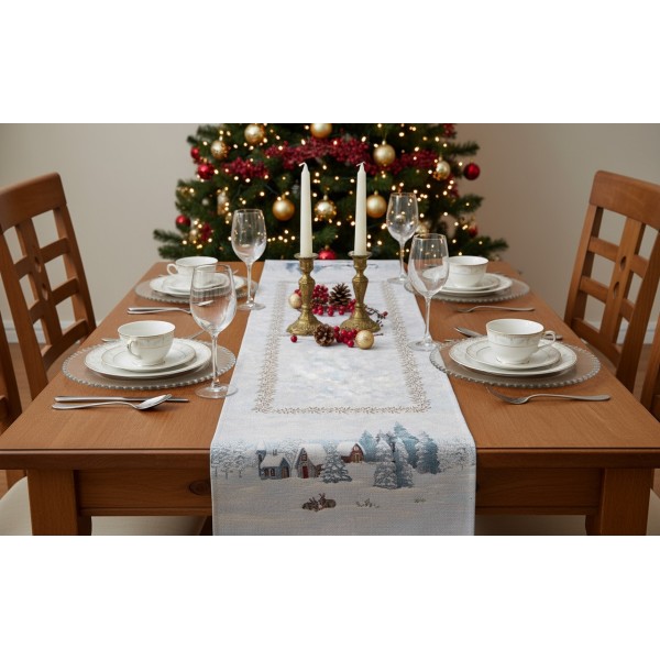 Bieżnik świąteczny 44x140 cm Runner 1262GR