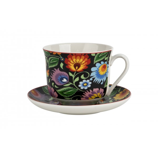 Filiżanka 400 ml + spodek Etnic