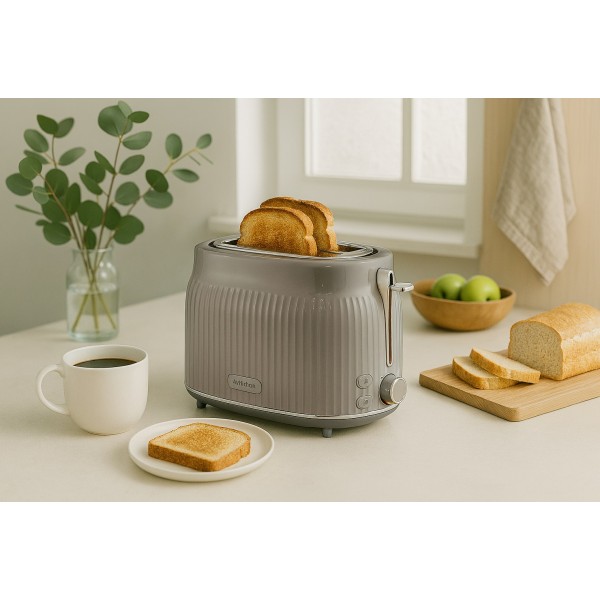 Toster na dwie kromki AMBITION ELECTRO VINTAGE szary