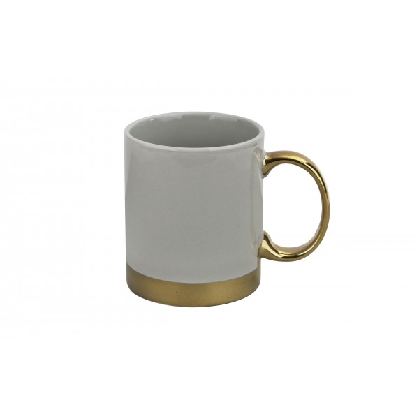 Kubek porcelanowy 330 ml Dalia Szary