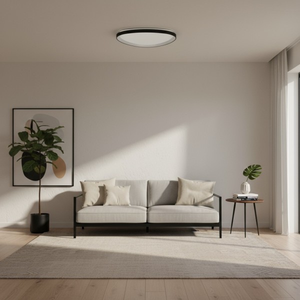 Plafon AMANDA TOP 60 CCT SWITCH 3-STEP DIMM Black