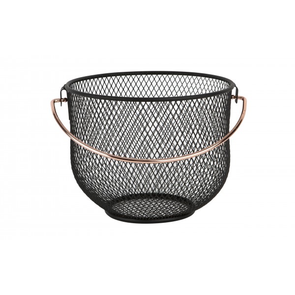 Koszyk z rączką czarny
