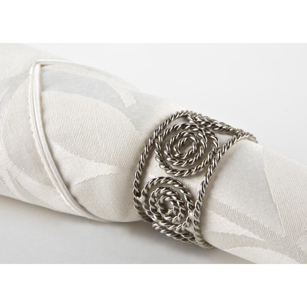 Obrączka na serwetę ażurowa