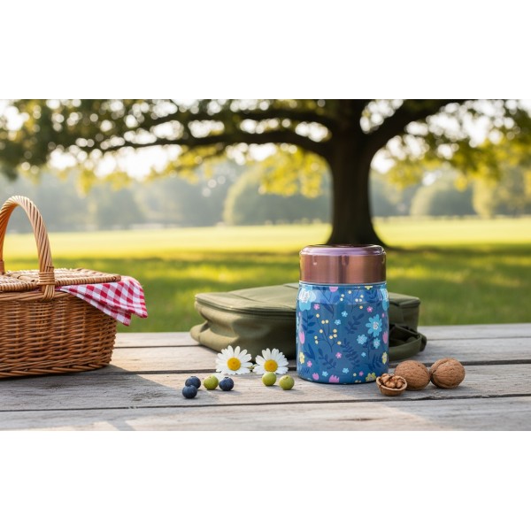 Termos obiadowy 0,5 L Ibili 721450T miedziano-niebieski