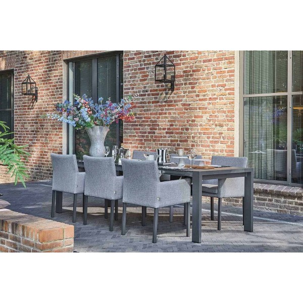 Stół Rialto/Arona Teak/White