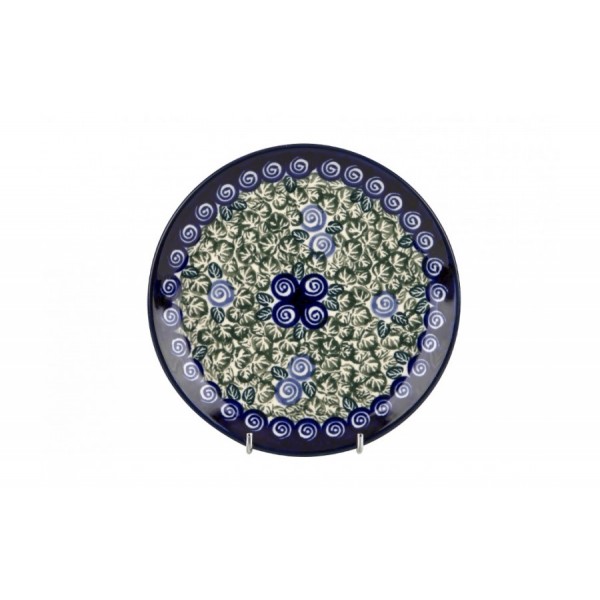 Talerz płytki 16 cm Bolesławiec Dekor 1073A