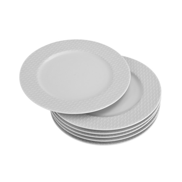 Komplet 6 talerzy deserowych 17cm Rice