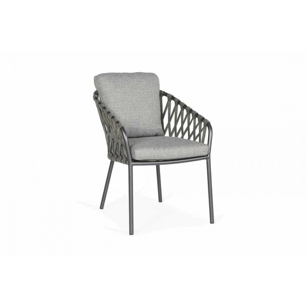 Krzesło ogrodowe Nappa Antracyt