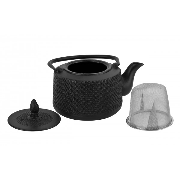 Żeliwny czajnik 0,75 L z sitkiem SakuraTea czarny