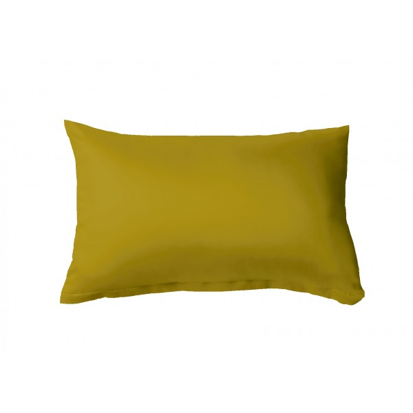 Poszewka satynowa 50x70 cm Colours musztardowa