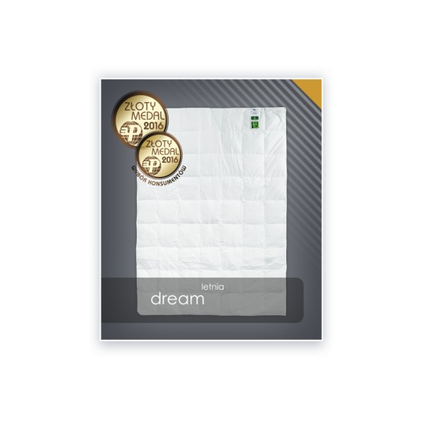 Kołdra puch gęsi 155x200 cm DREAM letnia