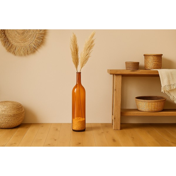 Butelka dekoracyjna wazon 100 cm pomarańczowa 4765 San Miguel