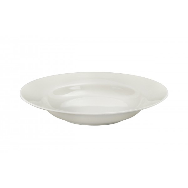 Talerz głęboki 23,5cm Krem Stock
