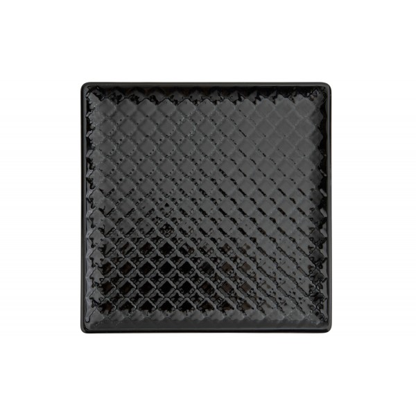 Talerz płytki kwadratowy 20,5cm Marrakesz czarny