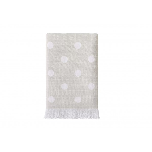 Ściereczka kuchenna 50x70 cm Multiusos Kropki beżowe tło 055 07