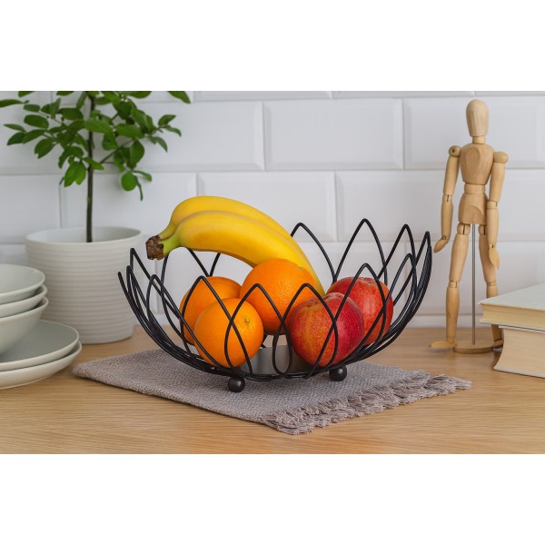 Koszyk na owoce 04-87 BL czarny