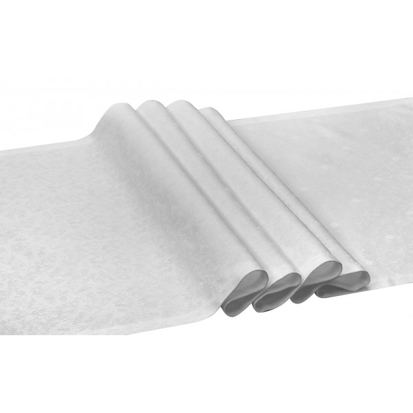 Bieżnik na stół 50x150 cm Bruno 099 White bez plisy