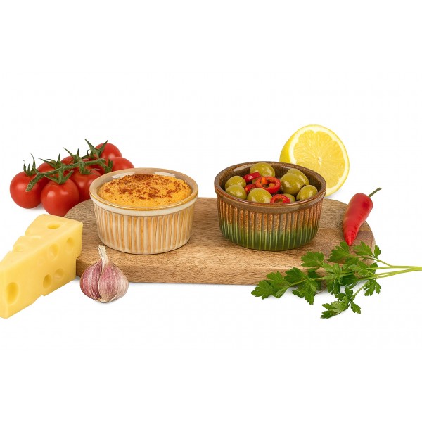 Miseczka ceramiczna 10 cm Creme Brulle Ombres Insta mix kolorów