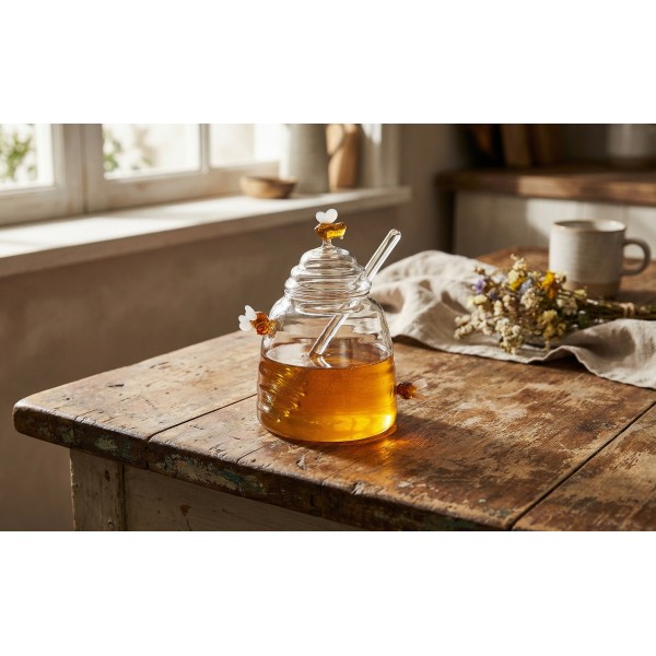 Pojemnik na miód szklany 500 ml La Bande