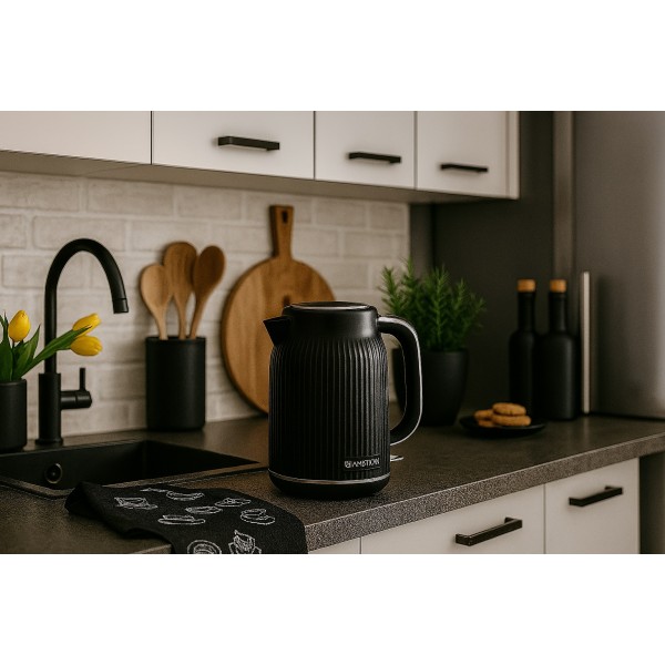 Czajnik elektryczny 1,7 L Vintage czarny