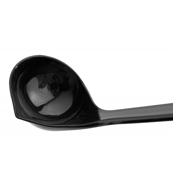 Łyżka do podawania chochla do dressingu czarna