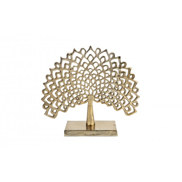 Figurka ozdobna drzewko złote IR0075