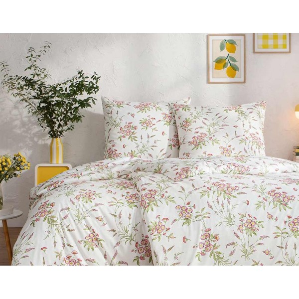 Pościel jersey 155x200 cm Noelia 6624/695 magenta