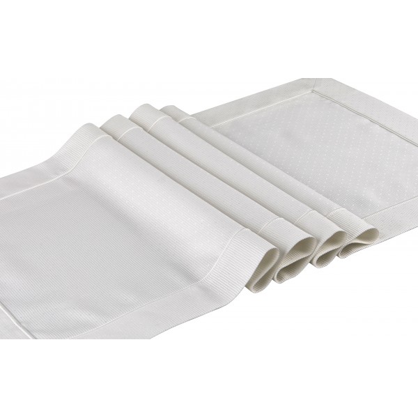 Bieżnik na stół 50x150 cm Campania 099 Biały